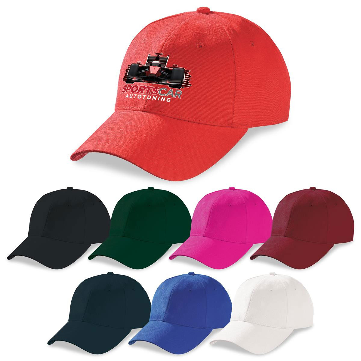 Promotional Heavy Brushed Cotton Caps 