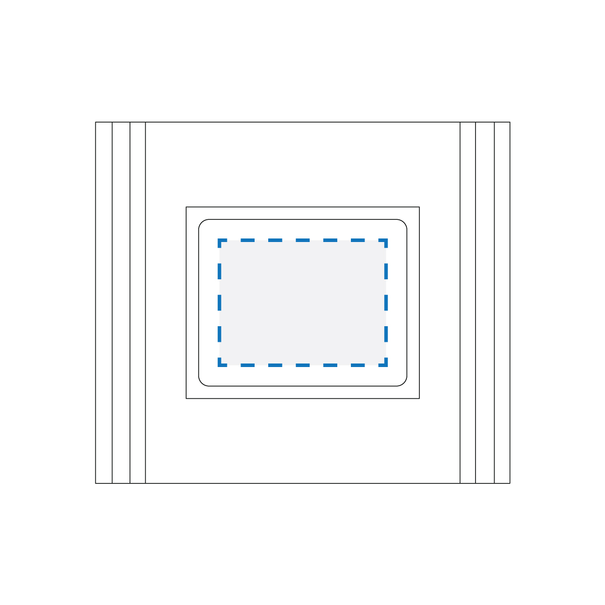 Full Colour Sticker Print Decoration Area (A)