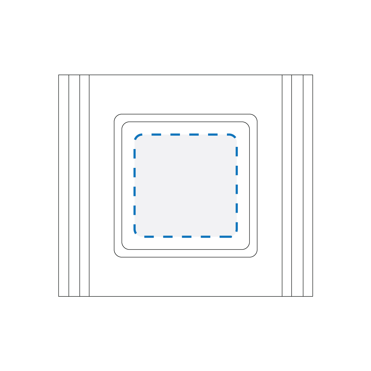 Full Colour Sticker Print Decoration Area (F)