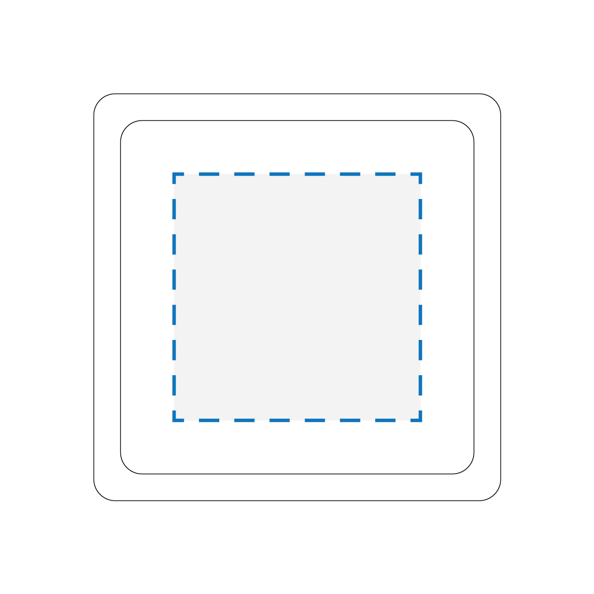 Full Colour Sticker Print Decoration Area (Lid)