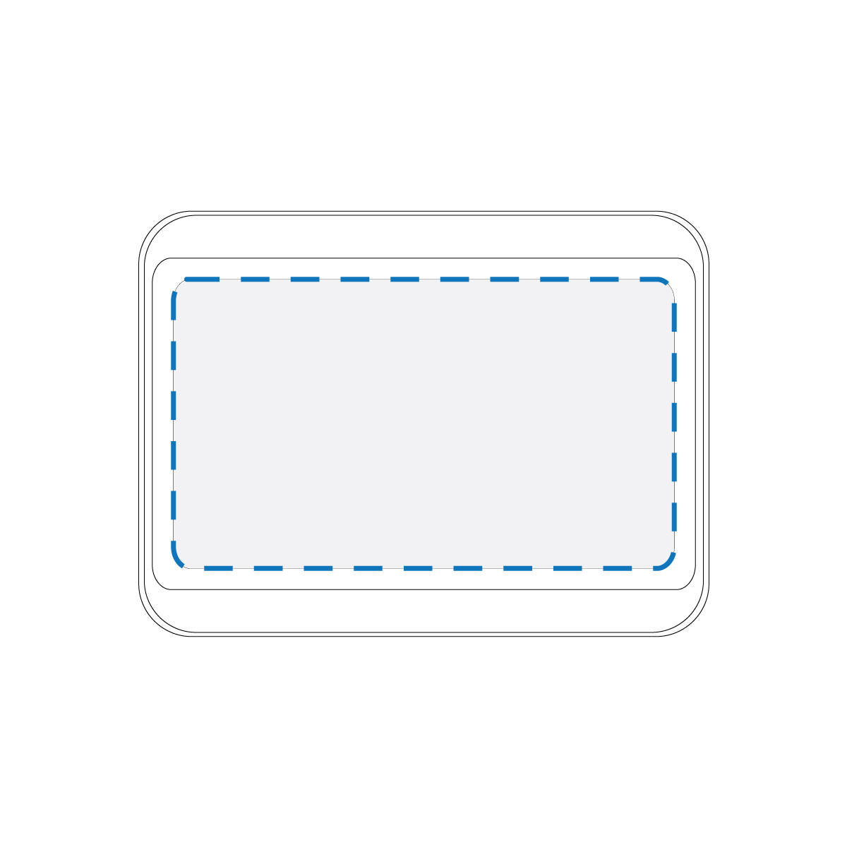 Digital Label Print Decoration Area (Lid)