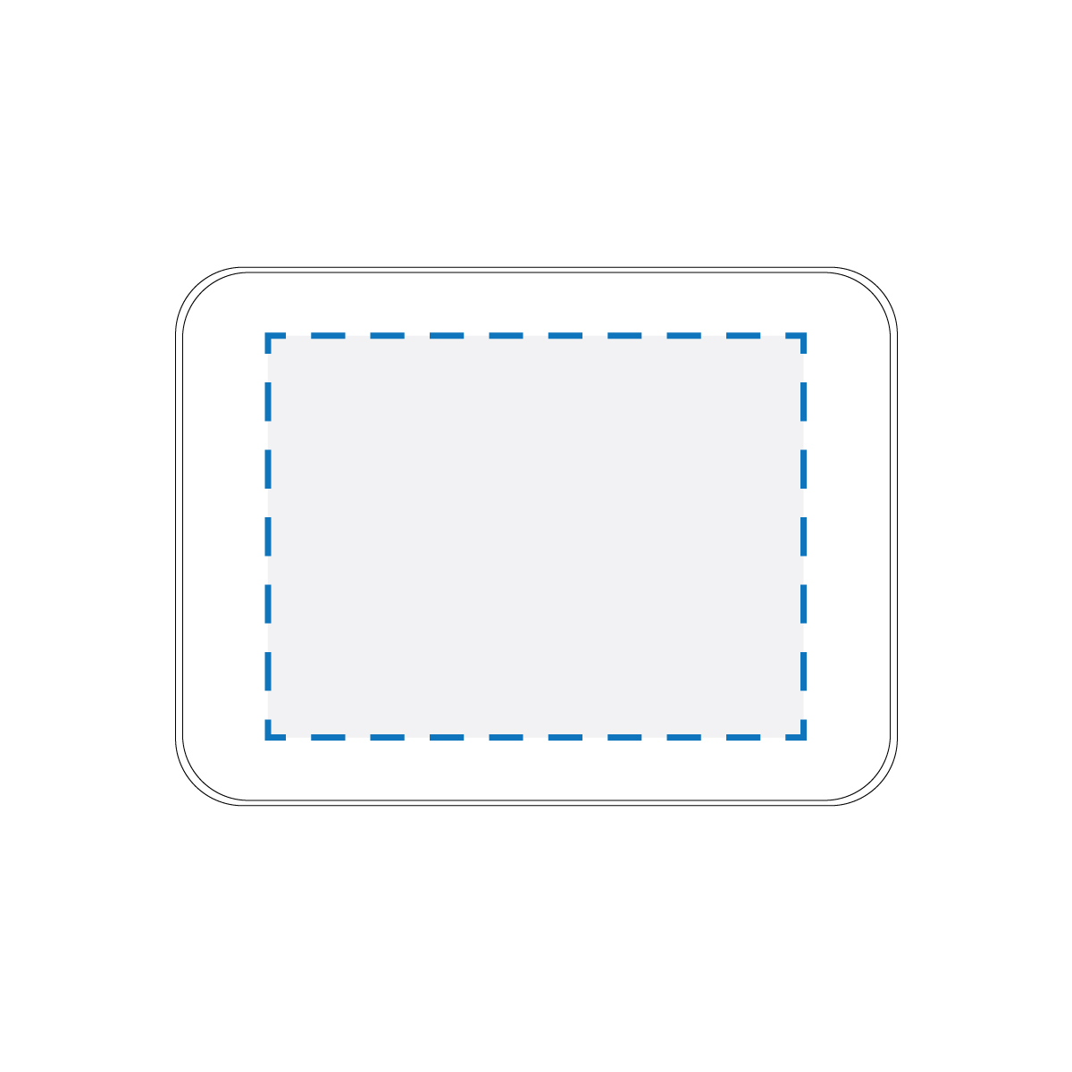Pad Print Decoration Area (Lid)