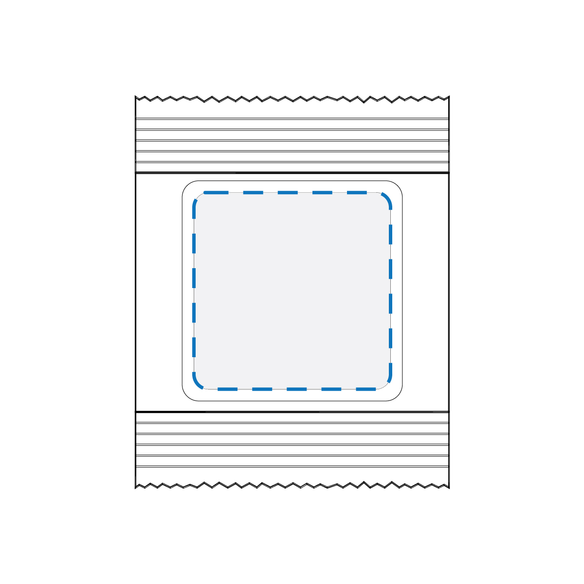 Digital Label Print Decoration Area (Front 50x50mm)