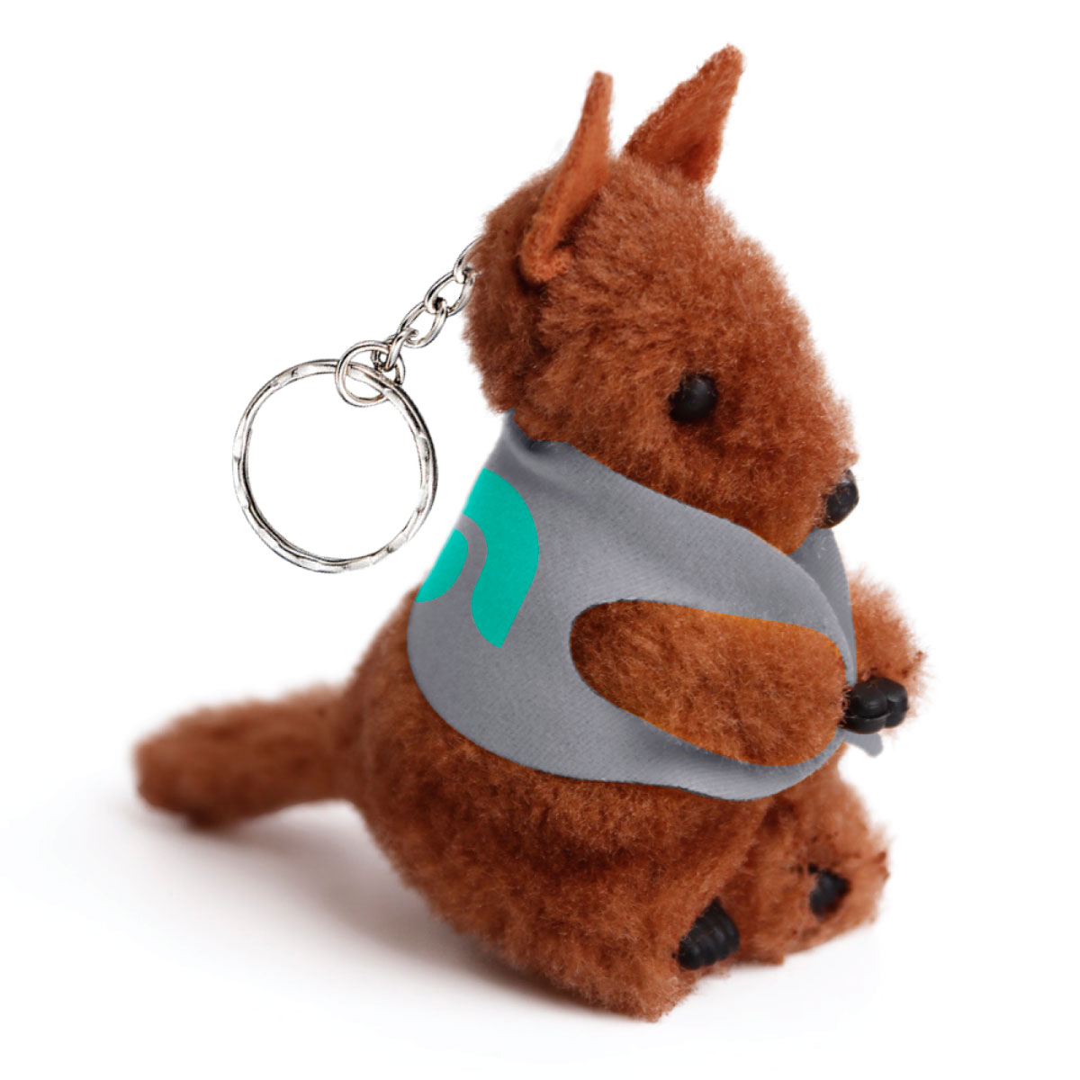 Promotional Kangaroo Clip On Plush Toy Keyrings | Promotion Products