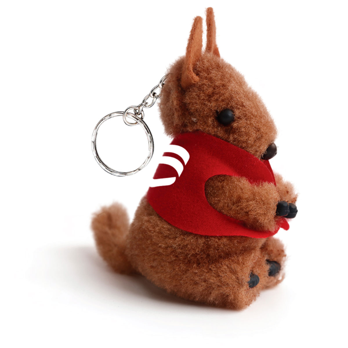 Key Rings Plush Promotional Kangaroo Clip On Plush Toy Keyrings | Promotion Products
