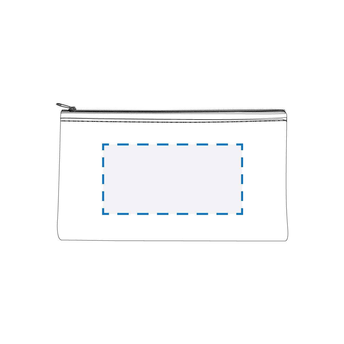 Screen Print Decoration Area (Pouch)