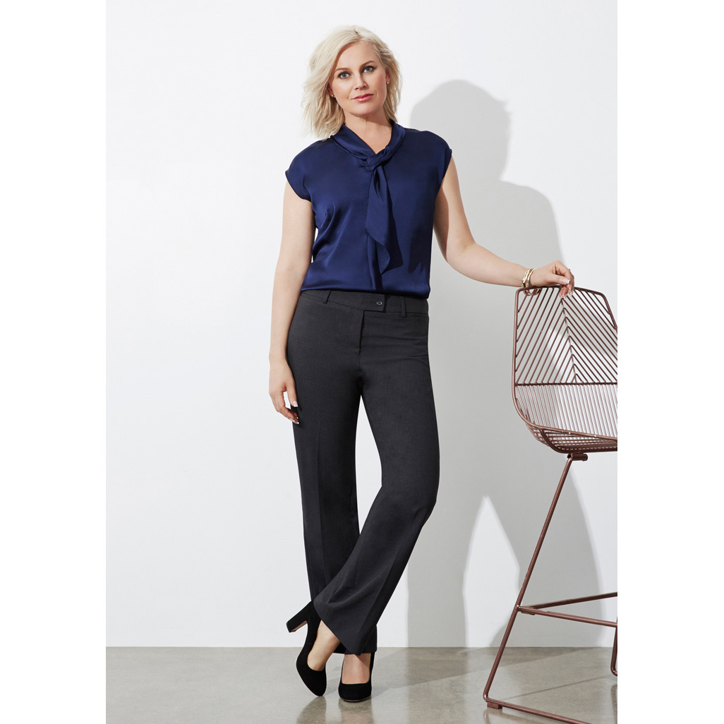 Decorated Ladies Classic Flat Front Pants: Corporate Wear | Promotion ...