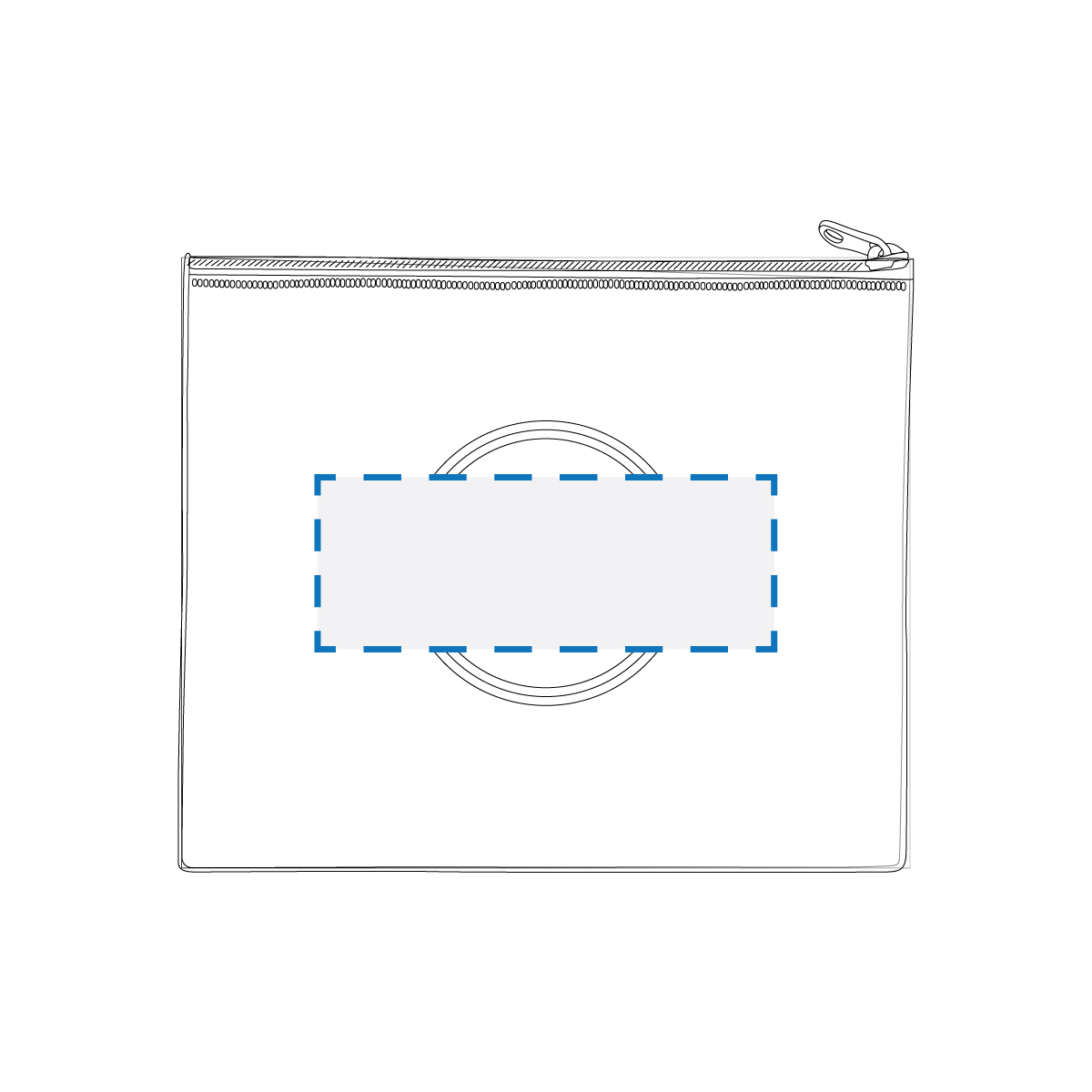 Digital Label 148x52 mm Back Print Decoration Area