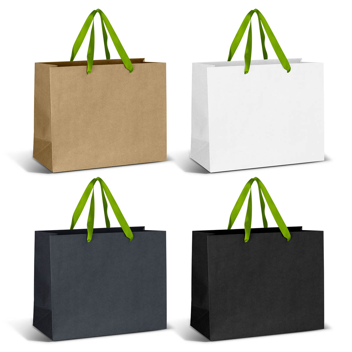 Promotional Large Ribbon Handle Paper Bags | Promotion Products