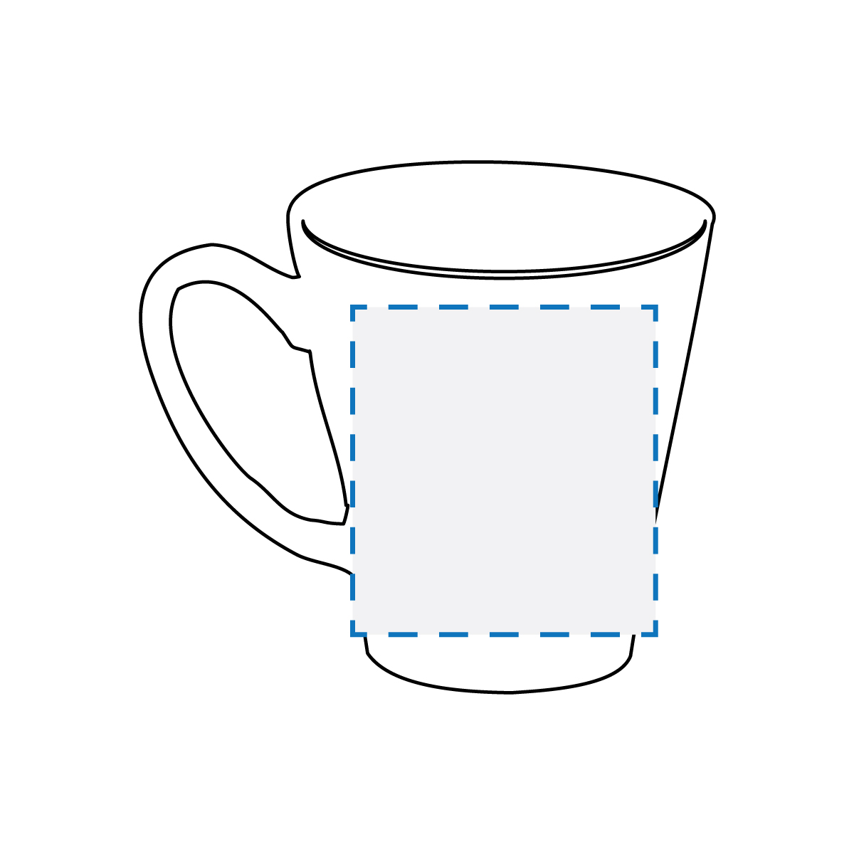 Dye Sublimation Print Decoration Area (Side 2)