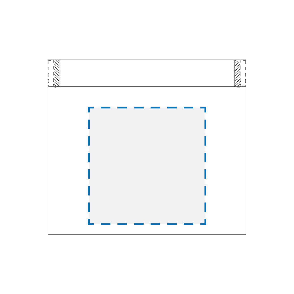 Screen Print Decoration Area (Pouch)