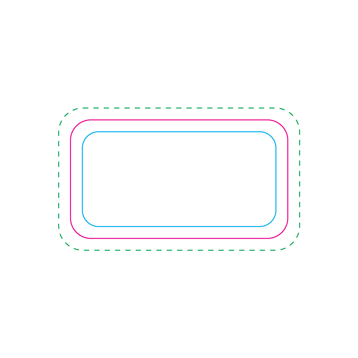 Digital Label Print Decoration Area (Front 55x30mm)