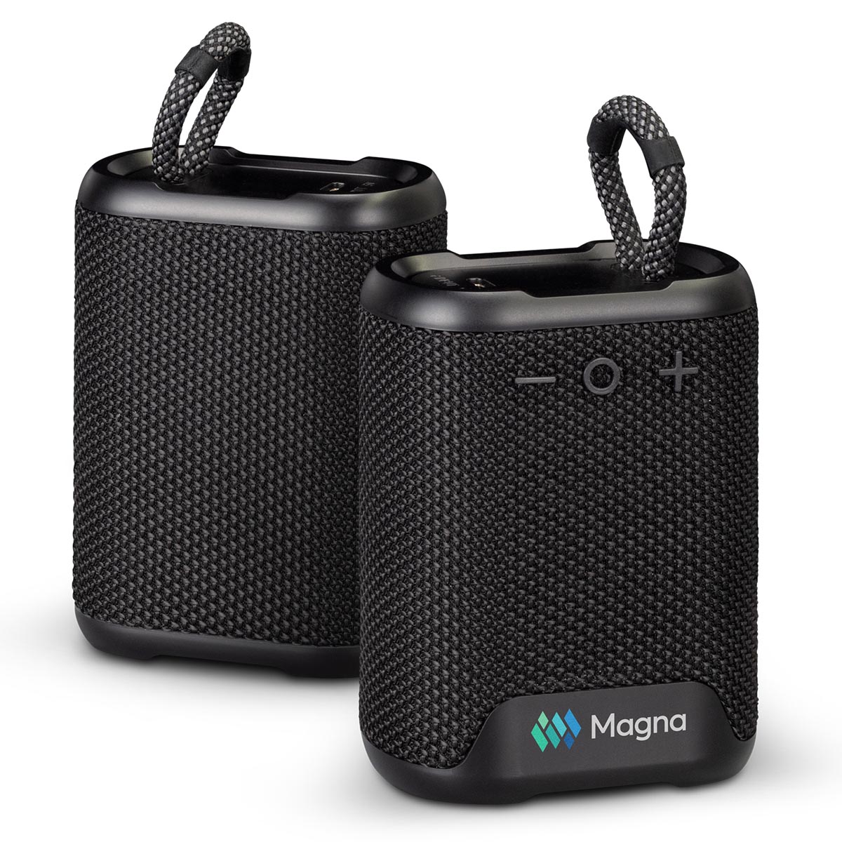 2 Pack Outdoor Bluetooth Speakers With Flame Light - IPX7 Waterproof, 360° Sound, Multi-Sync