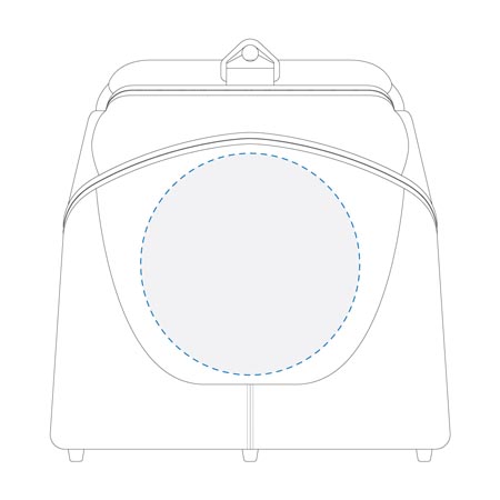 Embroidery/Supasub/Supaetch/Supaflex Round Side Decoration Area