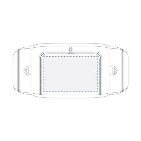 Supacolour/Screenprint Square Top Decoration Area