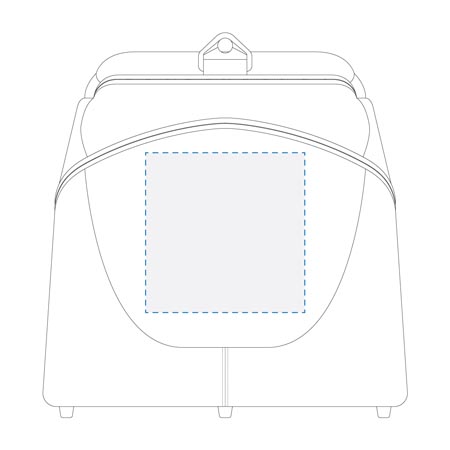 Supacolour/Screenprint Square Side Decoration Area