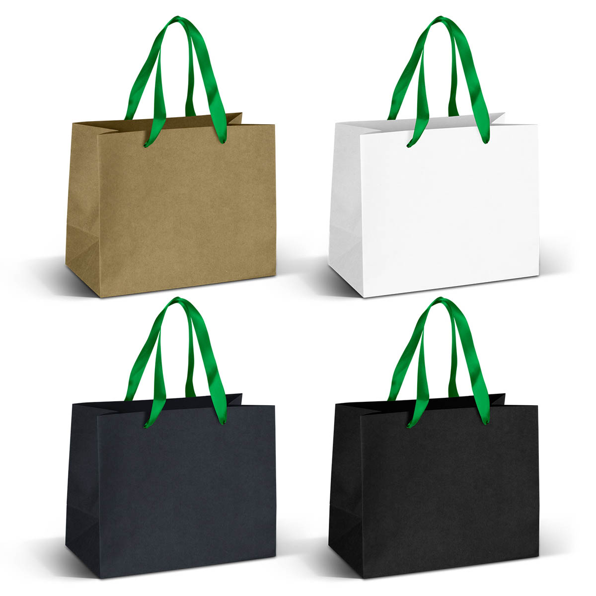 Promotional Medium Ribbon Handle Paper Bags | Promotion Products
