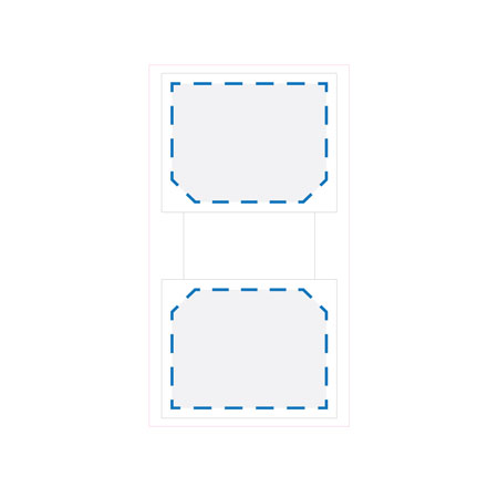 Sublimation Print Template Decoration Area