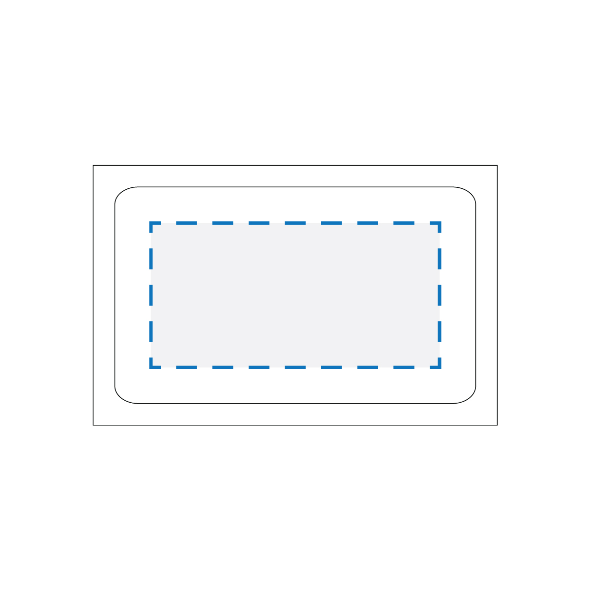 Full Colour Sticker Print Decoration Area (A)