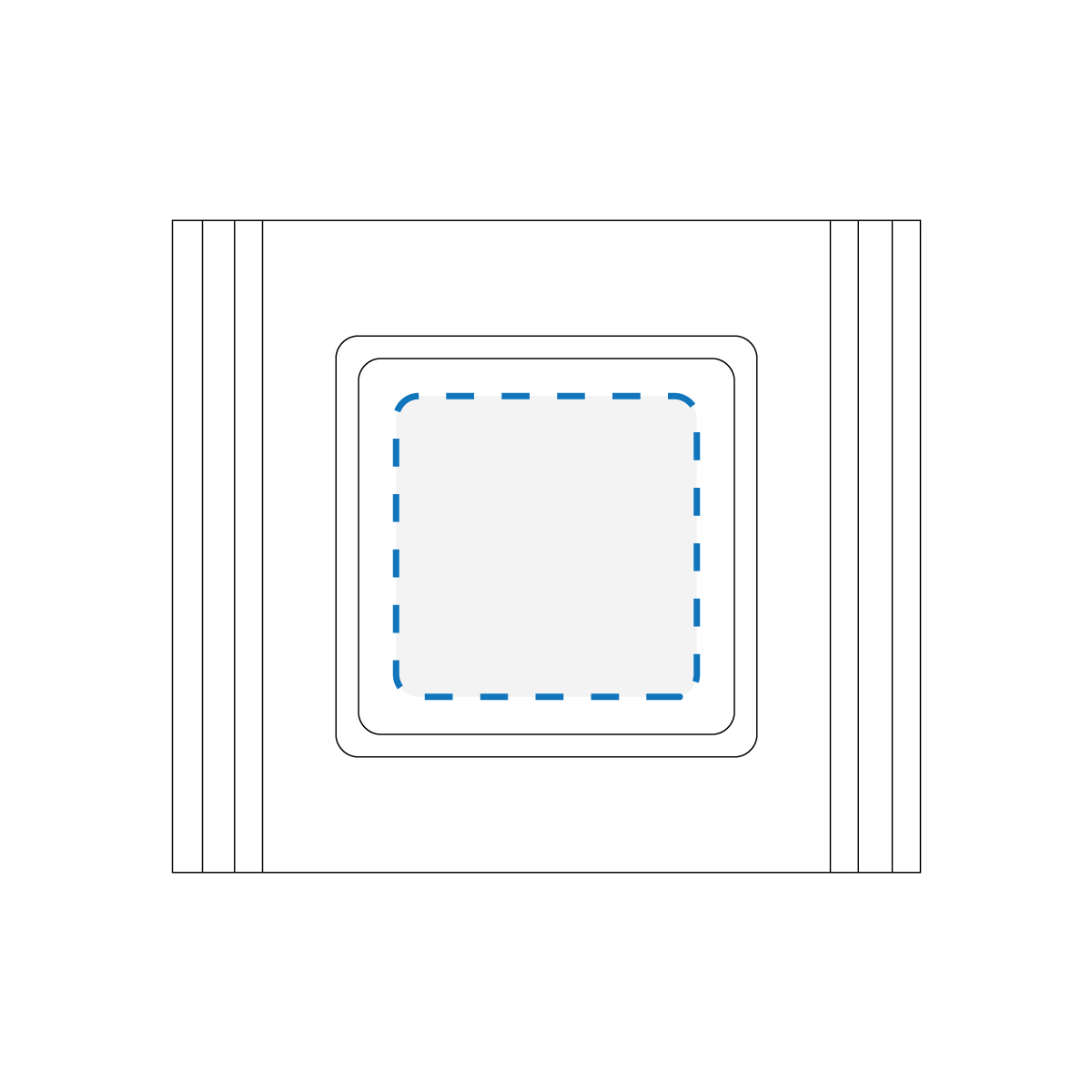 Full Colour Sticker Print Decoration Area (D)