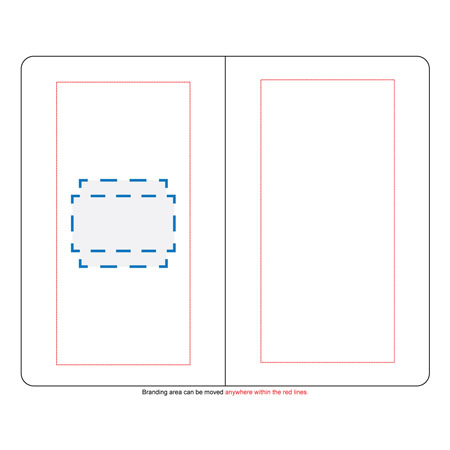 Pad Print Decoration Area (Back End Paper)