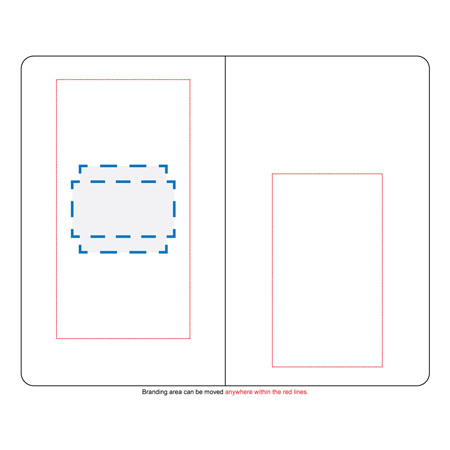Pad Print Decoration Area (Front End Paper)