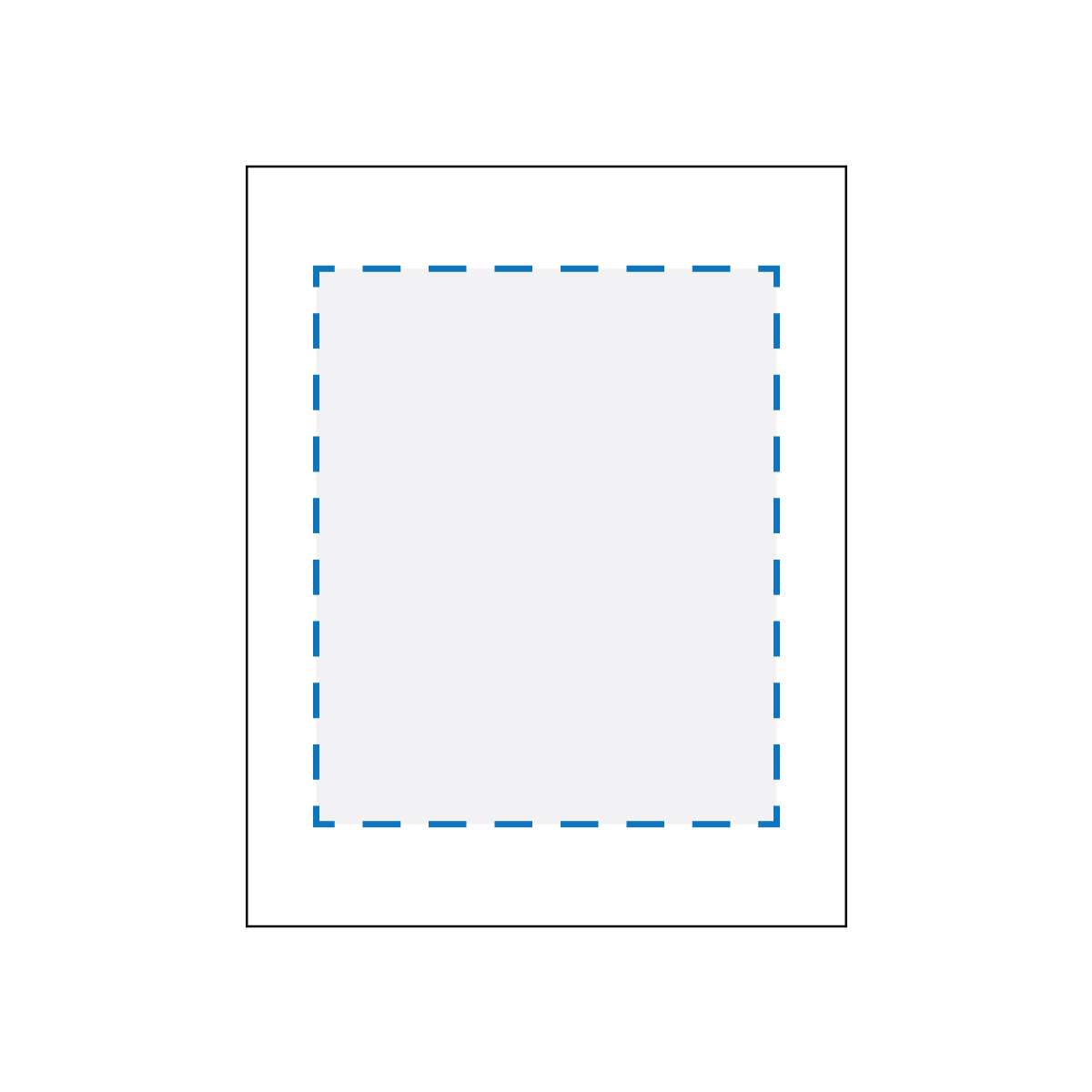 Screen Print Decoration Area