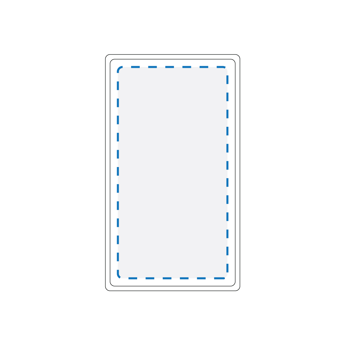 Full Colour Sticker Print Decoration Area (A)