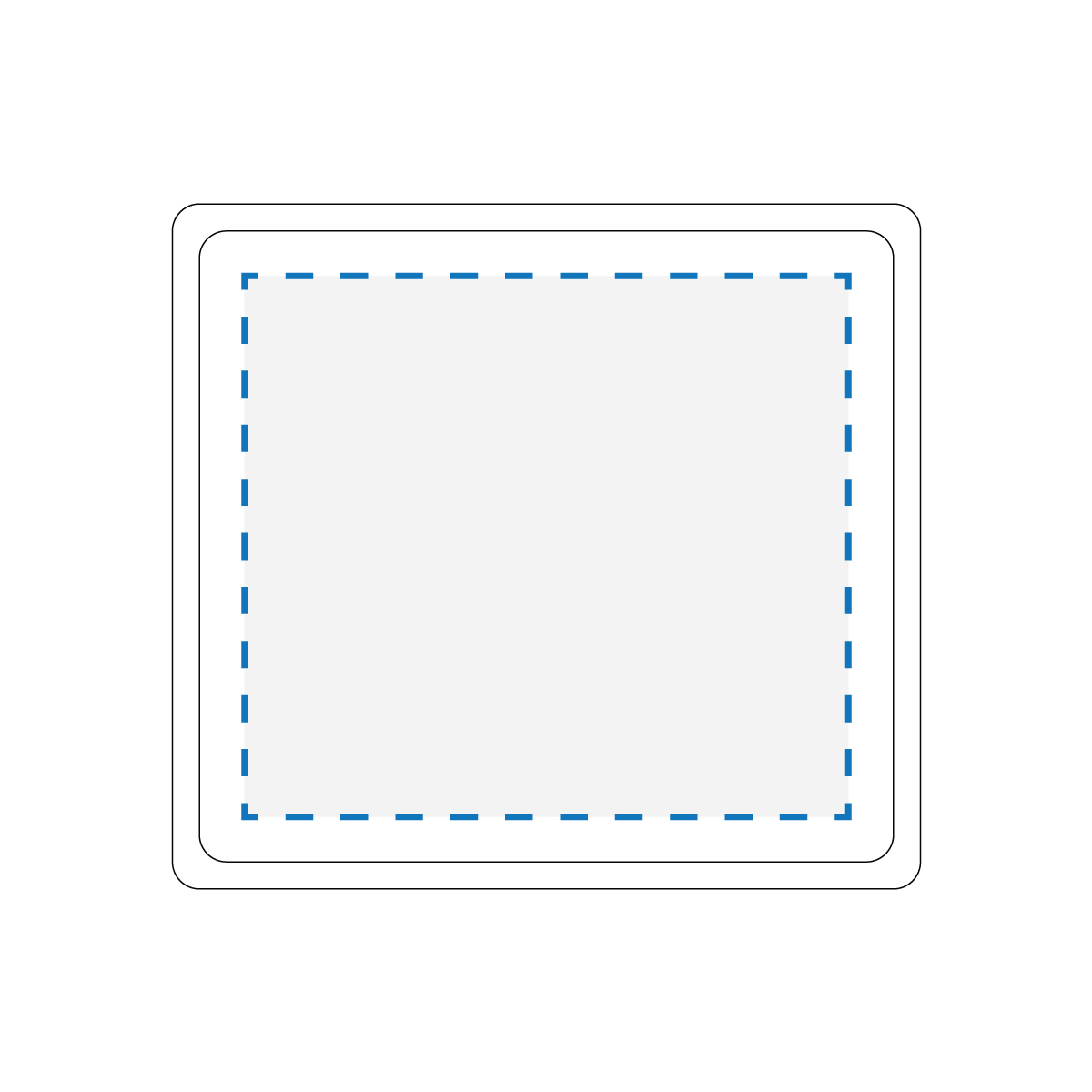Full Colour Sticker Print Decoration Area (B)
