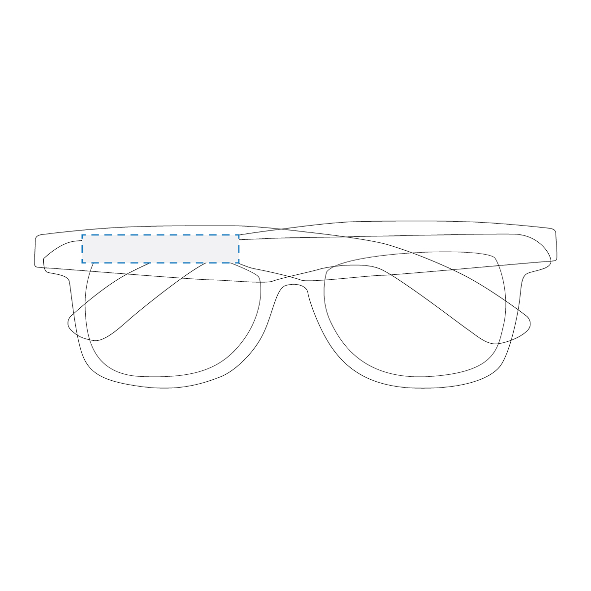 Pad Print Decoration Area (Left Arm)