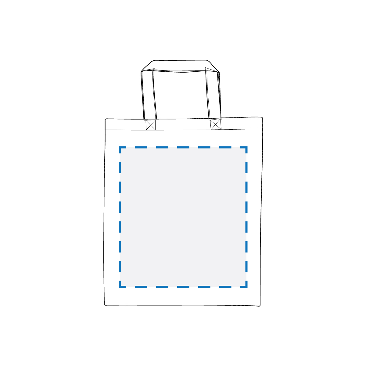 Screen Print Back Decoration Area