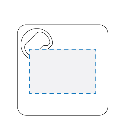 Pad Print Coaster Decoration Area