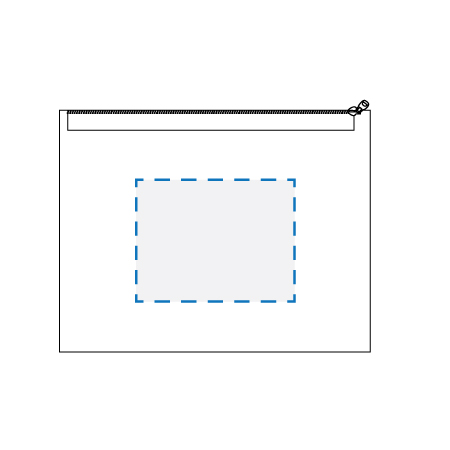 Screen Print Pouch Decoration Area