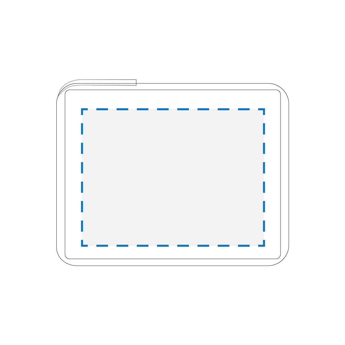 Pad Print Decoration Area (Back)