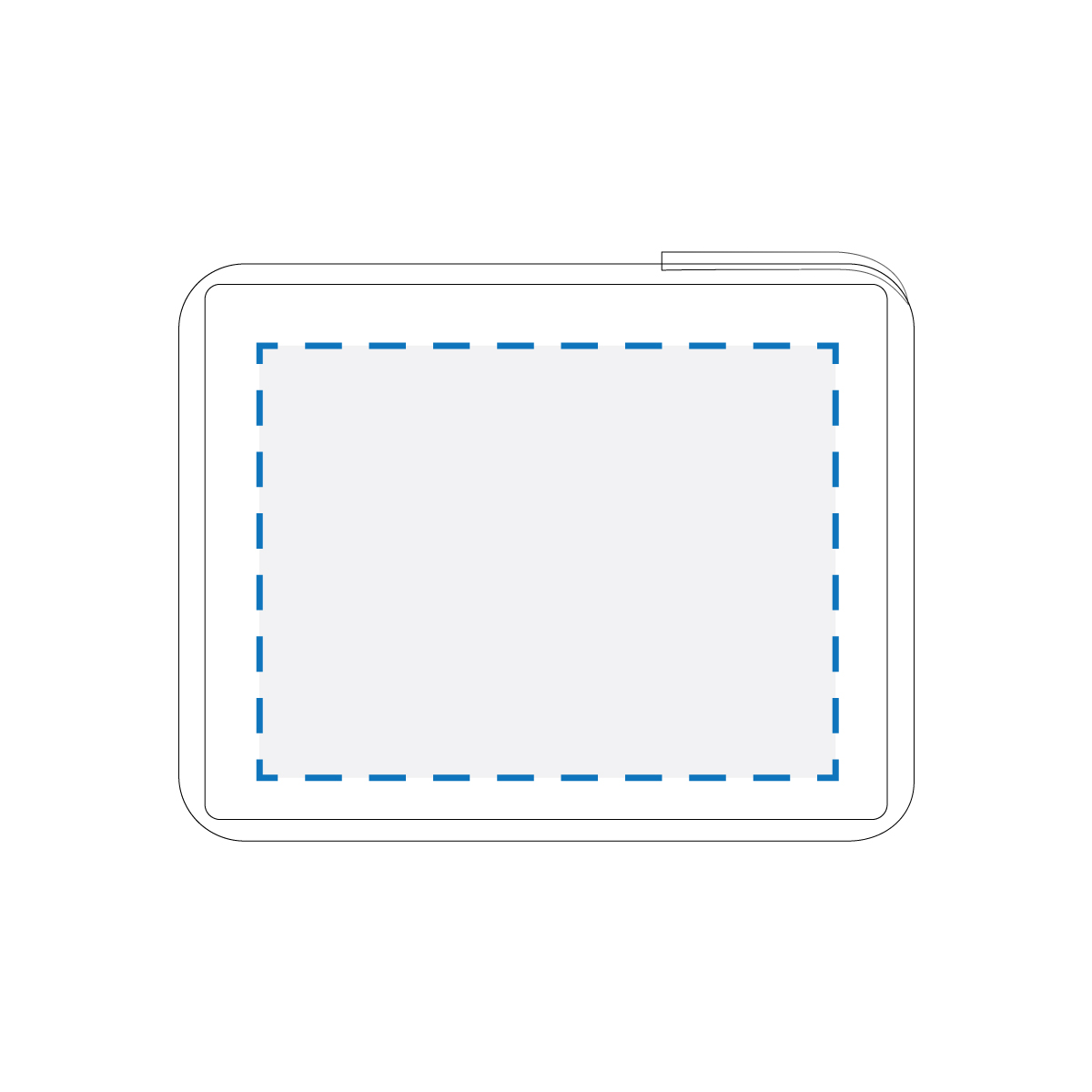 Pad Print Decoration Area (Front)