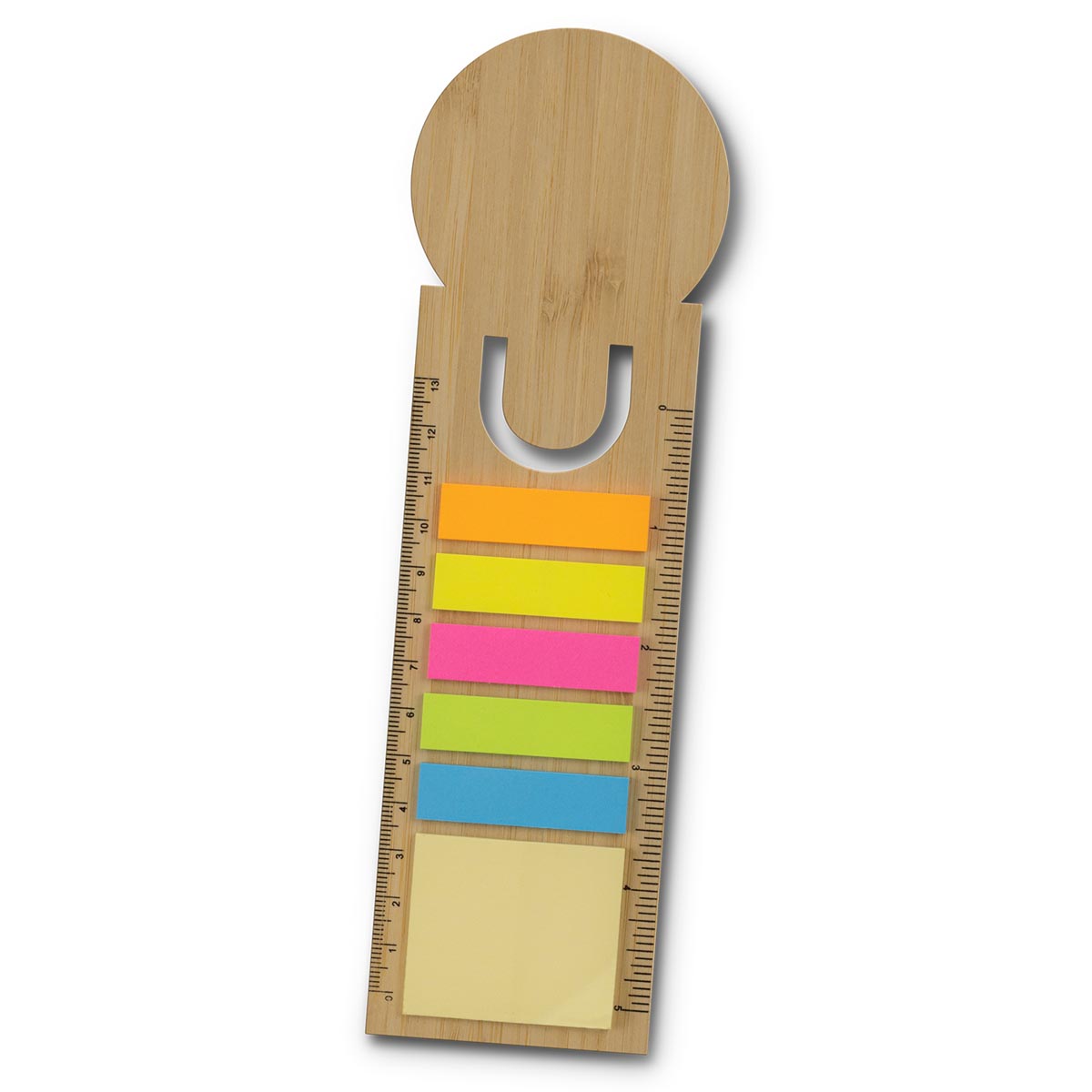 Promotional Round Bamboo Ruler Bookmarks | Promotion Products