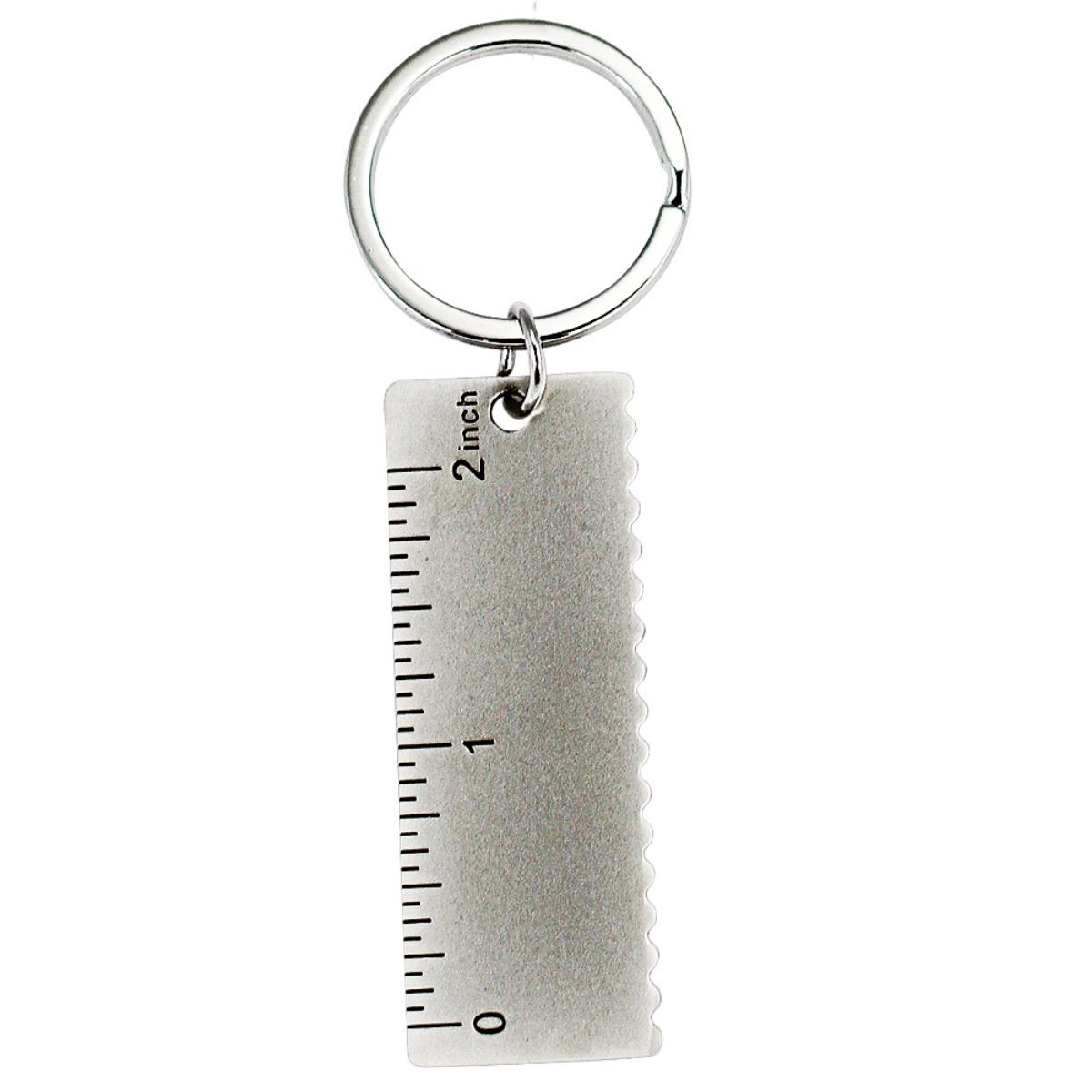 Label Key Rings Ruler Promotional Ruler Shaped Keyrings | Promotion Products