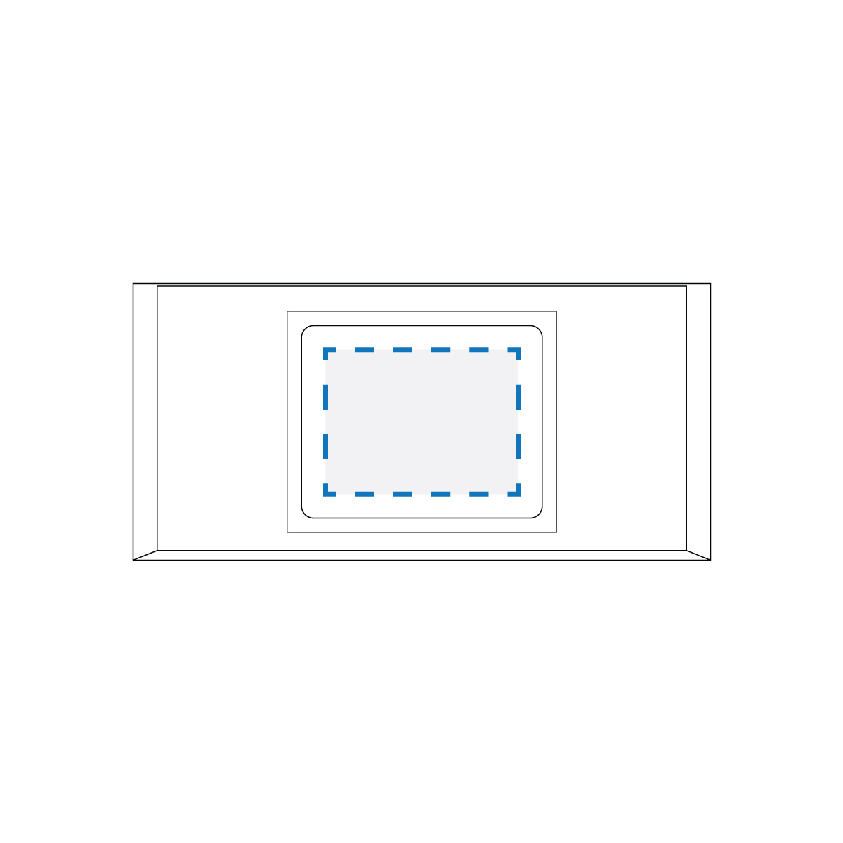 Full Colour Sticker Print Decoration Area (Option 2)
