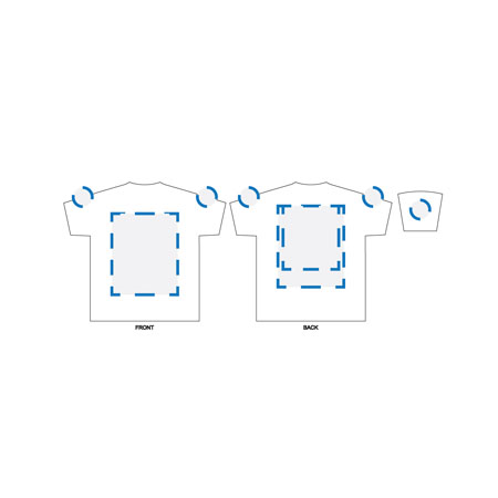 Screen Print Kids Size 10 Decoration Area