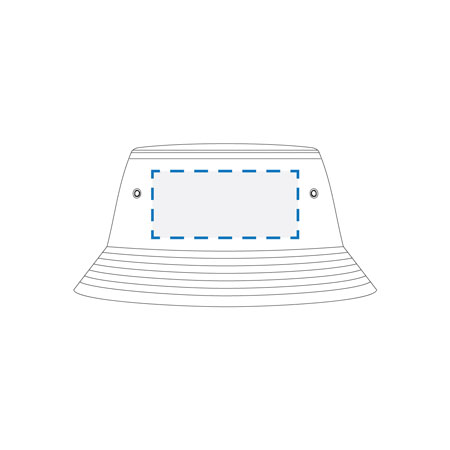 Embroidery Print Decoration Area (Back)