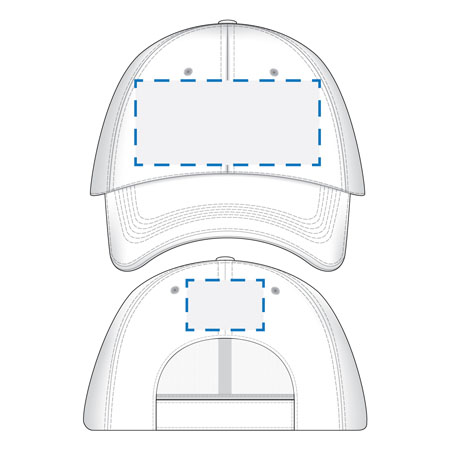 Embroidery Front & Back Decoration Area