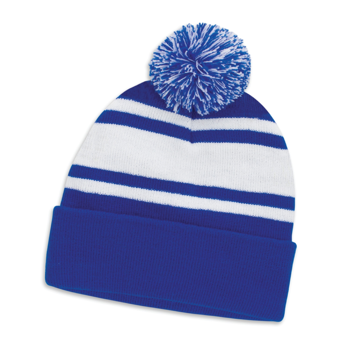 Promotional Striped Pom Pom Beanies 