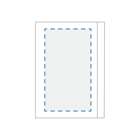 Screen Print Notebook (Front) Decoration Area