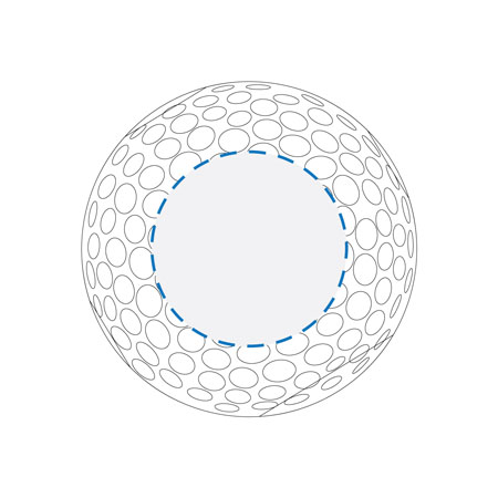 Pad Print Decoration Area (Top)