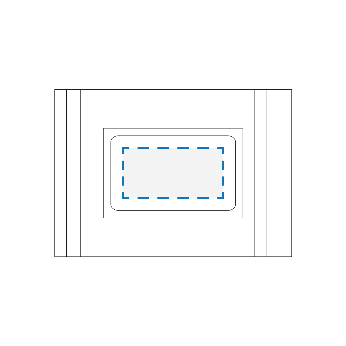 Full Colour Sticker Print Decoration Area (B)
