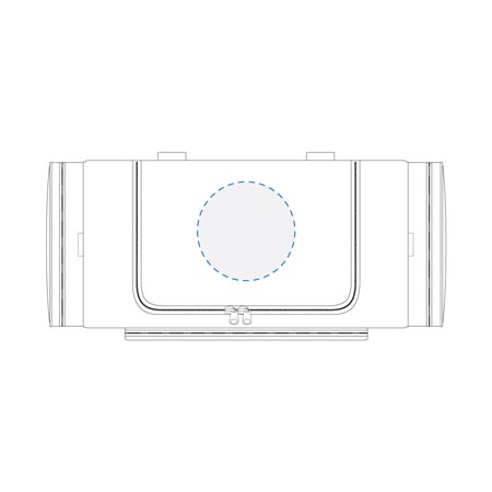 Embroidery/Supasub/Supaetch/Supaflex Lid Decoration Area