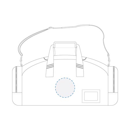 Embroidery/Supasub/Supaetch/Supaflex Back Decoration Area