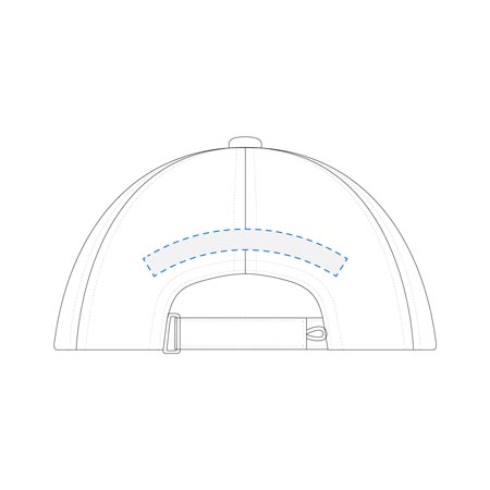 Embroidery Back Curved Decoration Area