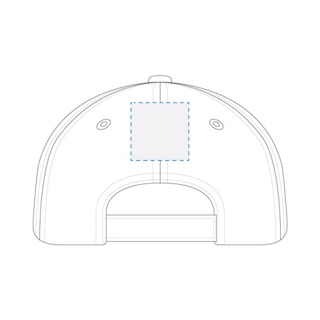 Embroidery Back-centered Decoration Area