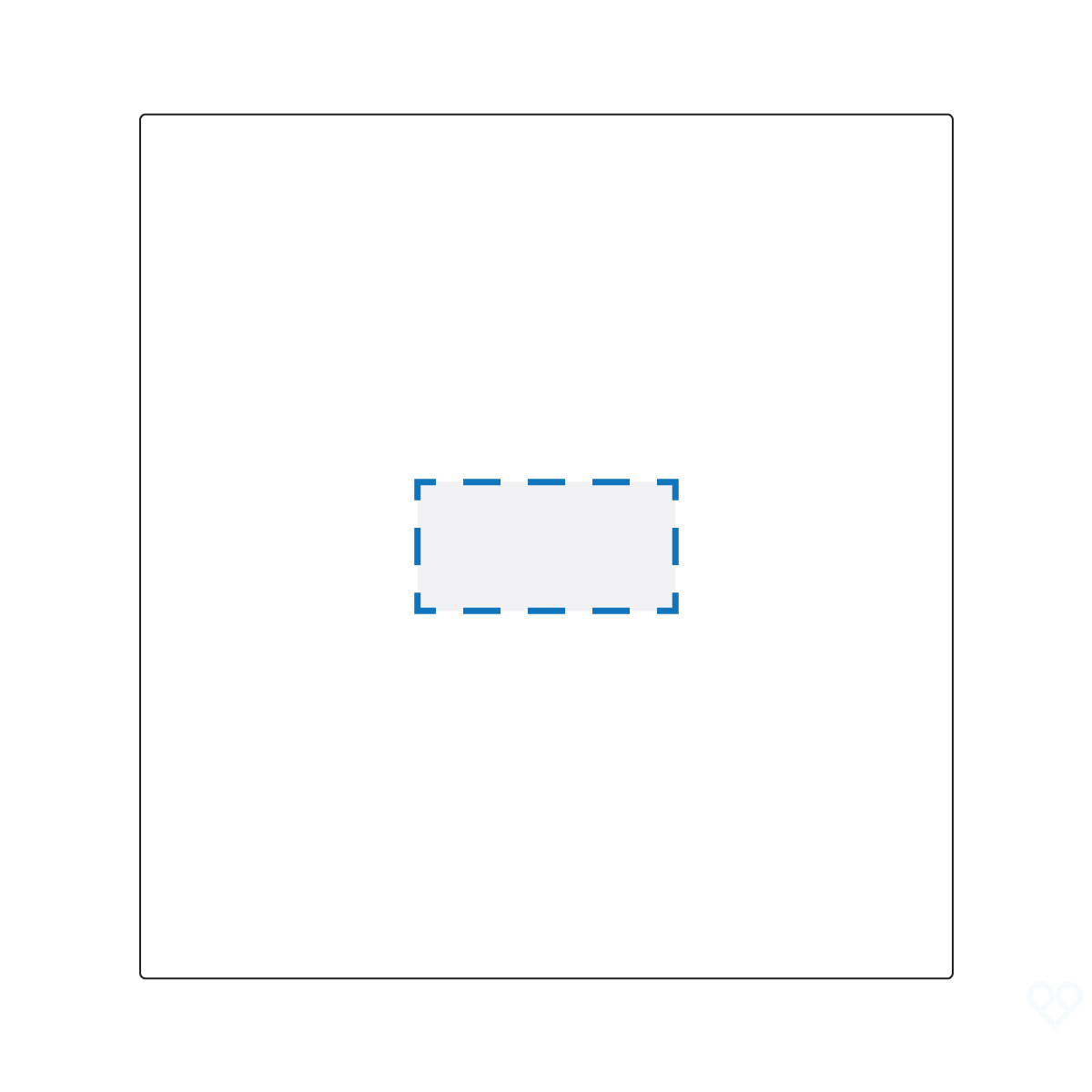 Debossing Print Decoration Area (Box Lid)